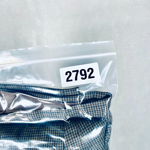 Lauren Ralph Lauren Blazer Mens 42R Brown Blue Wool Houndstooth Sport Coat - Picture 14 of 14